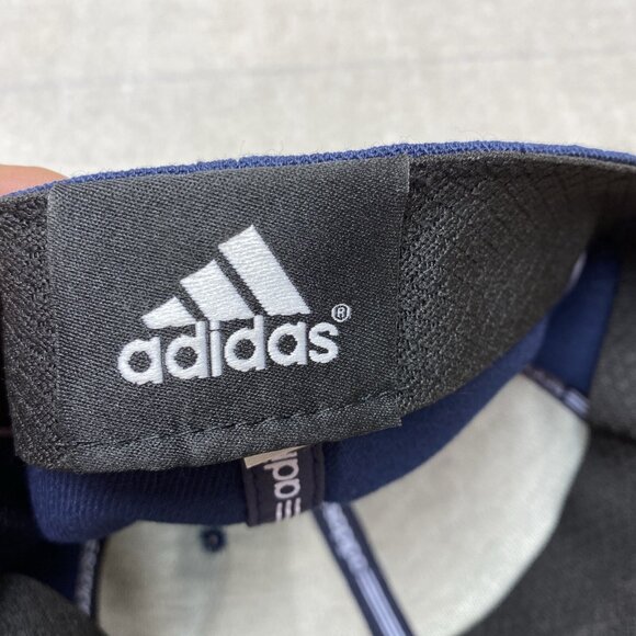 Adidas Men's Baseball Cap Fitted Hat Embroidered Logo Solid Size S/M New - Picture 7 of 10